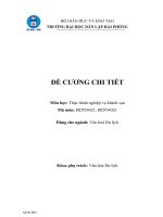 Thực hành nghiệp vụ khách sạn