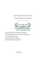 Báo cáo thực tập trường hoa sữa