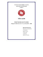 TIỂU LU n ậ PHÂN TÍCH báo cáo tài CHÍNH công ty c ph n t ổ ầ ập đoàn FLC giai đoạn 2017 – 2020 
