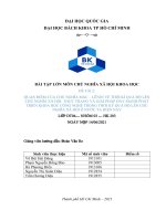 QUAN ĐIỂM CỦA CHỦ NGHĨA MÁC – LÊNIN VỀ THỜI KÌ QUÁ ĐỘ LÊN CHỦ NGHĨA XÃ HỘI. THỰC TRẠNG VÀ GIẢI PHÁP ĐẨY MẠNH PHÁT TRIỂN KHOA HỌC CÔNG NGHỆ TRONG THỜI KỲ QUÁ ĐỘ LÊN CHỦ NGHĨA XÃ HỘI