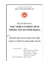 KỸ THUẬT THU THẬP CHỨNG CỨ ĐIỆN TỬ TRONG ĐIỀU TRA SỐ