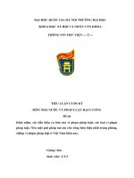 Khái niệm, các dấu hiệu cơ bản của vi phạm pháp luật, các loại vi phạm pháp luật. Nêu một giải pháp mà em cho rằng hữu hiệu nhất trong phòng, chống vi phạm pháp luật ở Việt Nam hiện nay.