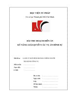 LS HS 25 NGÔ ĐÌNH HOÀNG CHỐNG NGƯỜI THI HÀNH CÔNG VỤ