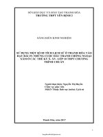 SKKN Sử dụng một số di tích lịch sử ở Thanh Hóa vào dạy Bài 19: Những cuộc đấu tranh chống ngoại xâm...