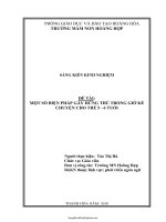 SKKN Một số biện pháp gây hứng thú trong giờ kể chuyện cho trẻ 5 - 6 tuổi