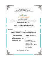 KẾ HOẠCH TRUYỀN THÔNG MARKETING CHO HỆ THỐNG CỬA HÀNG YODY TẠI ĐÀ NẴNG