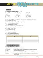 Bài Tập Tiếng Anh 6 Chương Trình Mới Bài 10: Our Houses In The Future Có Đáp Án-Mai Lan Hương-Hà Tha...