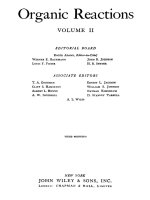 Organic reactions, volume 2 
