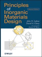 Principles of inorganic materials design 