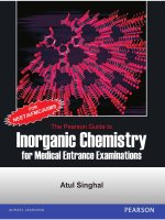 Inorganic chemistry for the medical entrance examinations 