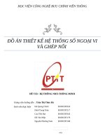 Báo cáo Thiết kế ngoại vi: Hệ thống nhà thông minh