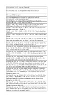 Ôn thi trắc nghiệm có đáp án - Môn IT06 - Cơ sở dữ liệu