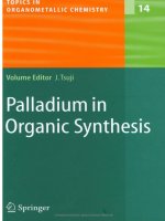 (Topics in organometallic chemistry vol 14) jiro tsuji   palladium in organic synthesis  springer (2005) 