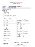 Đề Cương Ôn Tập Toán 12 HK2 Năm 2022 Tham Khảo