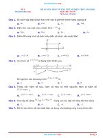 Bộ 5 Đề Luyện Thi Cấp Tốc Tốt Nghiệp THPT 2021 Môn Toán Có Lời Giải Chi Tiết Và Đáp Án-Bộ 1
