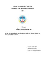 Xây dựng ứng dụng mua sắm nội thất online trên nền tảng Android sử dụng ngôn ngữ lập trình Java