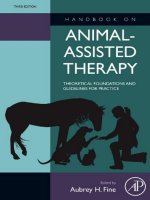 Aubrey h fine   handbook on animal assisted therapy   theoretical foundations and guidelines for practice elsevier academic (2010) 