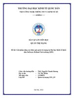 Giải pháp nâng cao hiệu quả quản trị mạng tại Đại học Kinh tế Quốc dân Software Defined Networking (SDN)