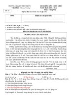 Đề thi cuối học kì 2 lớp 5 môn tiếng việt năm 2019   2020   đề 3 vndoc com