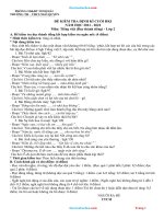 Đề Kiểm Tra Học Kì 1 Tiếng Việt 2 Kết Nối Tri Thức Trường TH Ngô Quyền 2021-2022 Có Đáp Án