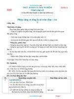 Giáo Án Toán 2 Tuần 11 Sách Chân Trời Sáng Tạo