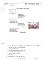 Phiếu Cuối Tuần Tiếng Việt 2 Cánh Diều Tuần 10 Có Đáp Án