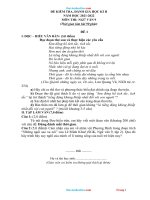 Đề Kiểm Tra Cuối Học Kỳ 2 Văn 9 THCS Lê Quý Đôn 2021-2022 Có Đáp Án