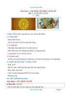 Giáo Án Lịch Sử 6 Chân Trời Sáng Tạo Cả Năm Phương Pháp Mới Rất Hay-Bộ 2