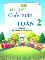 Bài Tập Cuối Tuần Toán 2 Kết Nối Tri Thức Học Kỳ 1