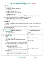 Giáo Án Toán 2 Tuần 16 Sách Chân Trời Sáng Tạo