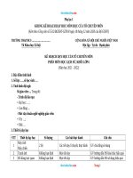 Kế Hoạch Dạy Học Lịch Sử 6 Chân Trời Sáng Tạo