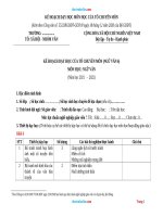 Kế Hoạch Dạy Học Tổ Chuyên Môn Ngữ Văn 6 Sách Chân Trời Sáng Tạo