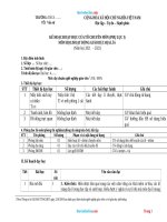 Kế Hoạch Dạy Học Địa Lí 6 Sách Kết Nối Tri Thức