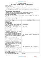 Giáo Án Tự Nhiên Xã Hội Lớp 2 Kết Nối Tri Thức Học Kỳ 1