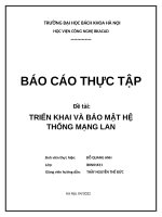 Báo cáo thực tập triển khai và quản trị hệ thống mạng CCNA 2022