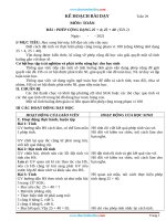 Giáo Án Toán Lớp 1 Sách Cánh Diều Tuần 29