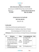 Kế Hoạch Dạy Học Tin Học 6 Tổ Chuyên Môn Sách Kết Nối Tri Thức