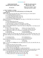 Đề Thi Giữa Kì 2 Sử Địa 6 Sách KNTT 2021-2022 Có Đáp Án Và Ma Trận