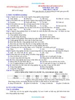 Đề Thi Giữa HK2 Địa 10 Năm 2022 Có Đáp Án (Đề 3)