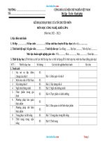 Kế Hoạch Dạy Học Công Nghệ 6 Sách Kết Nối Tri Thức