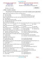 Đề Thi Cuối Học Kỳ 2 Lý 9 Sở GD Quảng Nam 2020-2021 Có Đáp Án