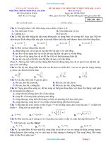 Đề Thi Thử TN 2022 Vật Lý Chuyên Lam Sơn Có Lời Giải Chi Tiết-Lần 2
