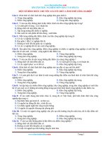 Bài Tập Trắc Nghiệm Địa 10 Bài 33: Một Số Hình Thức Chủ Yếu Của Tổ Chức Lãnh Thổ Công Nghiệp Có Đáp...