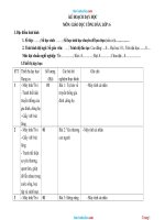 Kế Hoạch Dạy Học Công Dân 6 Kết Nối Tri Thức-Bộ 2