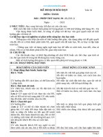 Giáo Án Toán Lớp 1 Sách Cánh Diều Tuần 30