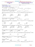 Đề Thi Giữa HK2 Toán 10 Năm 2022 Có Đáp Án-Đề 7