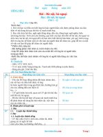 Giáo Án Tiếng Việt Lớp 2 Tuần 8 Sách Chân Trời Sáng Tạo