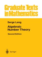 Serge lang   algebraic number theory (1994) 978 1 4612 0853 2 