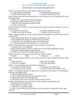 Bài Tập Trắc Nghiệm Địa 10 Bài 42: Môi Trường Và Sự Phát Triển Bền Vững Có Đáp Án