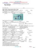 Đề Thi Giữa HK2 Hóa 10 Năm 2022 Có Đáp Án (Đề 2)